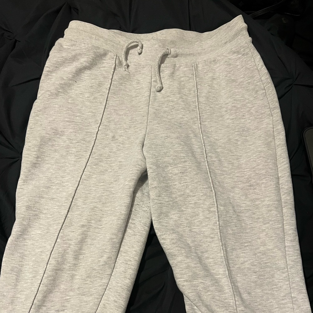 Grey sweatpants